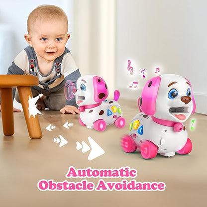Musical Toys for 1 Year Old Girl Gifts, Bilingual Baby Toys 6-12-18 Months, First 1st Birthday Girl Gifts, Learning Educational Toddlers Puppy for 1 Year Old Boy Present