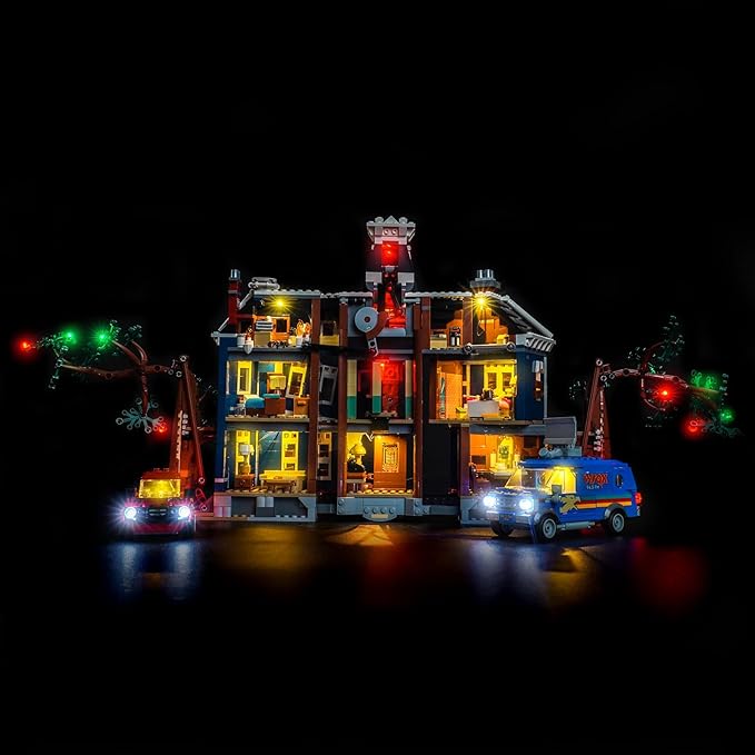 LED Lighting Compatible with LEGO 11370 Stranger Things: The Creel House - JUST Lights,Light Kit Compatible with LEGO Icons Stranger Things: The Creel House,NOT Included The Model