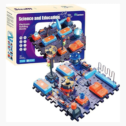 Electronic Kits for Kids, Circuits Jr. Electronics Exploration Kit, STEM Circuits for Kids 8-12, Electrical Circuit Board Engineering Kit, Suitable as an Educational Gift for Kids 8-12