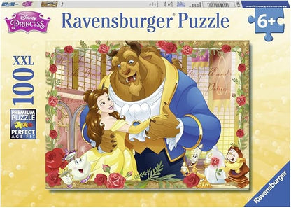 Ravensburger Disney Princess: Belle & Beast Puzzle Set | 100 Piece | Kids Educational Toy | Ideal for Enhancing Cognitive Skills for All Occasions