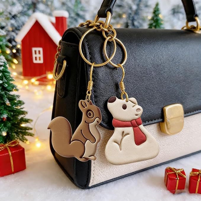 8Pcs Forest Animals Polymer Clay Cutters Set – Mini Earring & Keychain Clay Cutters for Jewelry Making, Craft Tools Gift for Women