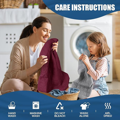 TAOCOCO 100% Waterproof Recliner Covers, Recliner Sofa Covers with Leg Straps, Reversible Recliner Couch Cover for Reclining Chair, Washable Couch Protector for Pets Kids(3 Seater, Wine)