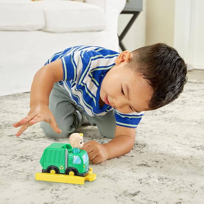 VTech CoCoMelon Go! Go! Smart Wheels JJ’s Recycling Truck and Track