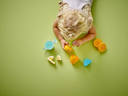 LEGO DUPLO My First Growing Carrot 10981, Stacking Toys for Babies 1.5+ Years Old with 4 Vegetable Bricks, Learning Educational Toy for Toddlers