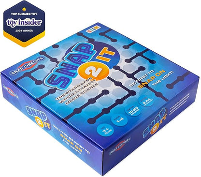 Snap Circuits SNAP 2 IT® Board Game – Family Game Night, Games, Kids Game, SNAP CIRCUITS® STEM Board Game, Game for Kids 7 and up.