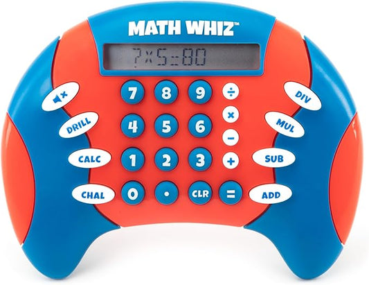Educational Insights Math Whiz Electronic Handheld Math Game For Kids, Ages 6+