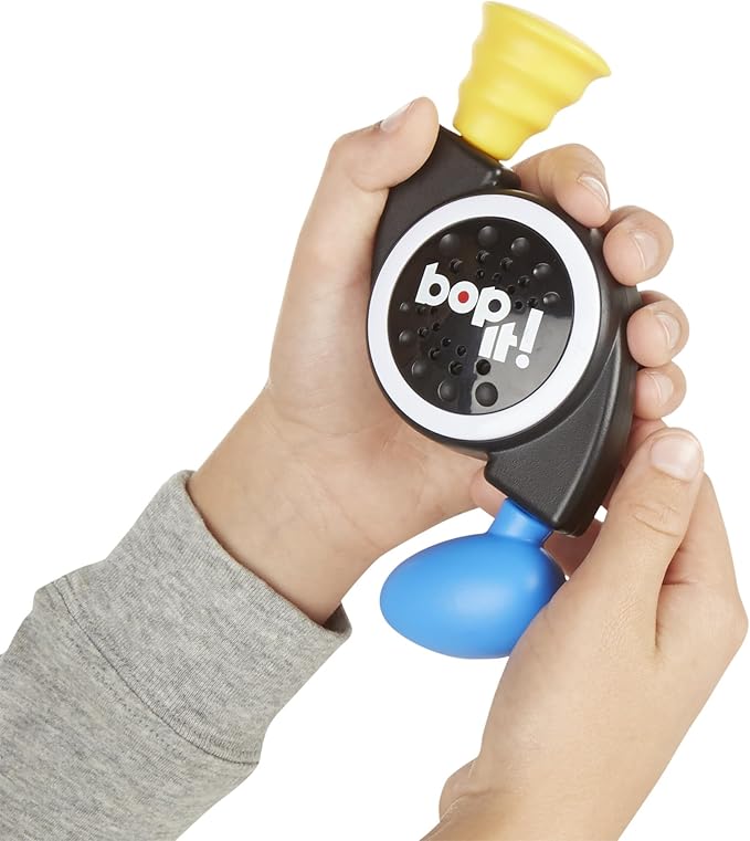Hasbro Gaming Bop It! Micro Series Electronic Game for 1 or More Players, Classic Bop It! Gameplay in a Compact Size, Fun Party Game for Kids Ages 8+