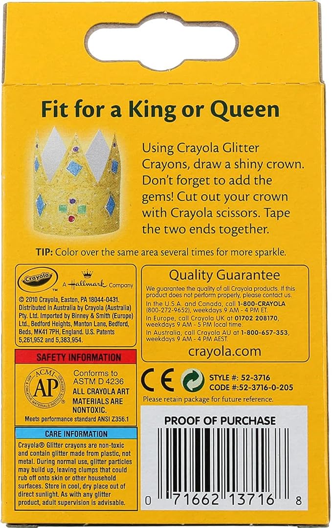 Crayola Glitter Crayons 16 Count - 2 Packs