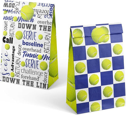 24 Tennis Party Favor Bags Tennis Goodie Bags Tennis Party Favors for Kids Tennis Birthday Party Supplies