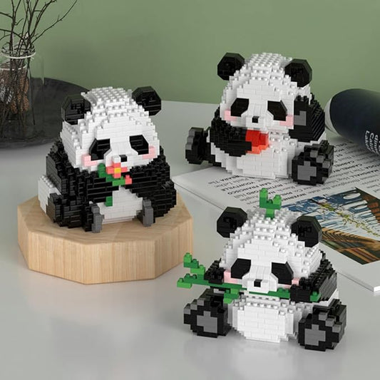 QMEAKMONY Mini Building Blocks Panda Sets Cute Micro Mini Panda Building Bricks for Adults Micro Nano Bricks Perfect Party Favors for Teenagers(720 PCS)