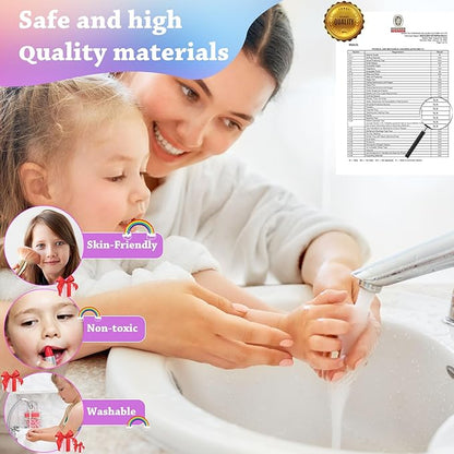 Kids Nail Polish Set for Girls,Kids Washable Makeup Girls Toys for 3 4 5 6 7 8 9 10 Year Old Girls