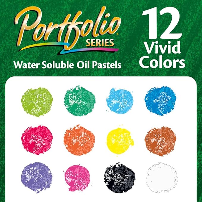 Crayola Oil Pastels Classpack, School Supplies, Water Soluble, 12 Assorted Colors, 300Count