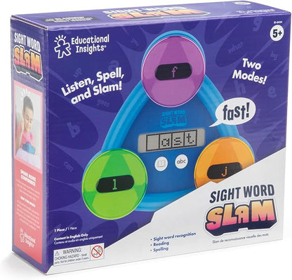 Educational Insights Sight Word Slam - Electronic Learning Games for Kids 5+, Sight Words Games for Kids, Word Games Classroom Must Haves