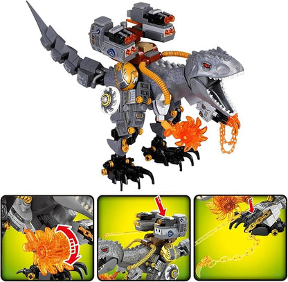 ENJBRICK Dinosaur Building Set for Boys 8-14 Years,Dino Toy for Boys and Girls, with Truck,Baby Dino for Movie Fans Birthday Gifts