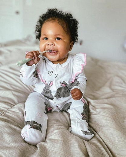 ROARex Vegan Eco Friendly All Natural Kids Toothbrush Made from Plants – Sweet Baby Giraffe | 100% Biodegradable and Compostable | 1% for The Planet Product