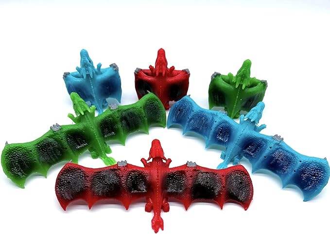 RAYCHY 3PCS Dinosaur Slap Bracelets for Kids Party Favors, Dinosaur Theme Goodie Bag Stuffers for Boys&Girls Birthday Party Gifts for Kids Carnival Prizes (Green)…