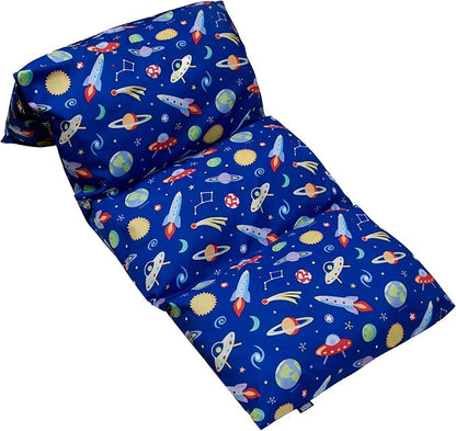Wildkin Kids Floor Lounger: Ideal for Boys and Girls, Travel-Friendly, Perfect for Sleepovers - Pillow Lounger for Kids, Requires Standard Size Pillows Not Included (Out of This World)