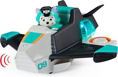 Paw Patrol, Jet to The Rescue Everest Deluxe Transforming Vehicle with Lights and Sounds