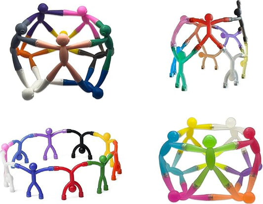 MAGMEN Magnetic Fidget Toys 40PC Ultimate Set - 20 Classic + 20 Enhanced Grip X3 - STEM Travel Toys Kids ADHD Autism - Easter Basket Stuffers Family Pack - Desk Toys Adults