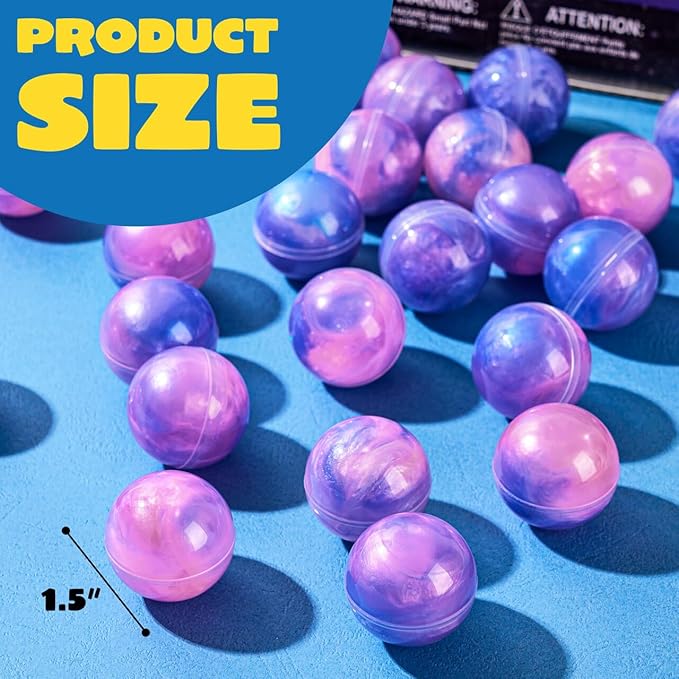 JOYIN Slime Party Favors, 24 Pack Pink Galaxy Slime Ball - Stretchy, Non-Sticky, Mess-Free, Stress Relief, and Safe for Girls and Boys - Classroom Reward, Party Supplies