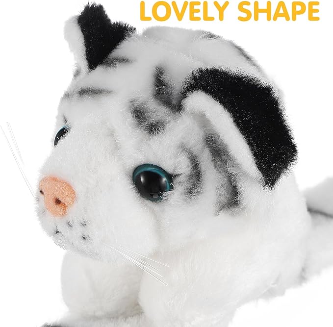 Gadpiparty Animals Slap Bracelet Plush Toys Tiger Slap Band Stuffed Animals Slap Toy Tiger Toy Figures for Kids Birthday Party Favors