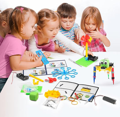 STEM Robotics Science Kits for Kids Age 8-12 8-10, STEM Toys for Boys Girls 6-8, Build Robot Building Kit Science Experiments Engineering Projects STEAM Activities Gifts 6 7 8 Year Old Boy Toys Crafts