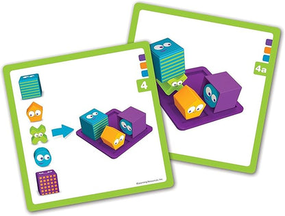 Learning Resources Mental Blox Jr. Early Logic Game - 8 Pieces, Ages 4+ Educational Games for Kids, Brain Teaser Games and Puzzles, STEM Games, 3-D Puzzles, Critical Thinking for Kids