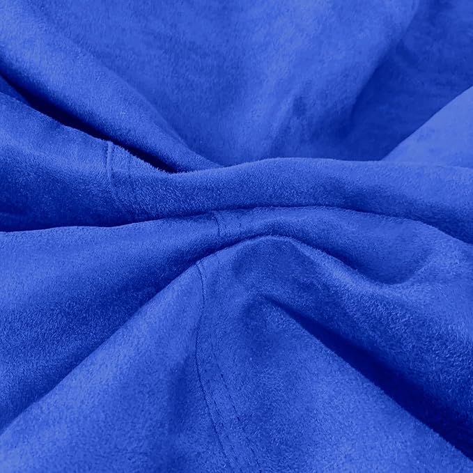 Bean Bag Stuffed Animal Storage Or Cover | No Filler | Extra Large | for Adults Or Kids | Double Stitched | Durable Zipper | Premium Microsuede