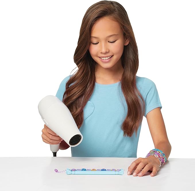 Make It Real:Shrink Magic Candy Shop Bracelet Kit - Create 20 Bracelets, Use A Hair Dryer to Shrink & Style, DIY Jewelry Kit, Girls & Kids Ages 8+