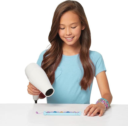 Make It Real:Shrink Magic Candy Shop Bracelet Kit - Create 20 Bracelets, Use A Hair Dryer to Shrink & Style, DIY Jewelry Kit, Girls & Kids Ages 8+