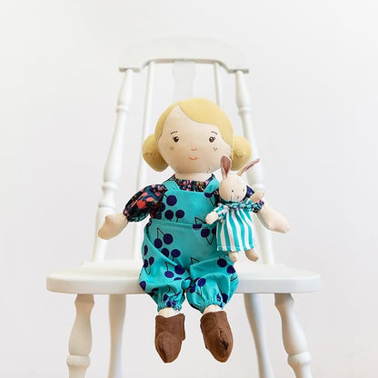 Manhattan Toy Playdate Friends Ollie Machine Washable and Dryer Safe 14 Inch Doll with Companion Stuffed Animal