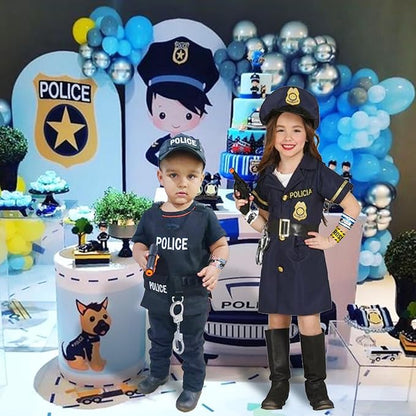 48PCS Police Party Favors Police Slap Bracelets Police Bracelets Wristbands for Police Themed Birthday Party Supplies Gifts Decorations Kids Classroom Rewards Prizes Carnival Christmas