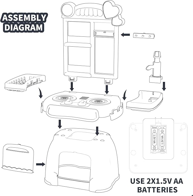 Kitchen Set for Toddler with Sound and Light，Pretend Cooking Food Set,Kids Kitchen Playset，Play Sink with Running Water and Electronic Induction Stove，Kitchen Accessories