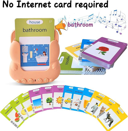 Talking Flash Cards Toddler Toys,Kids Toddler Flash Cards with 224/510 Sight Words,Montessori Toys,Bilingual English-Spanish，Learning Educational Toys for Kids Ages (224-Sight Words)