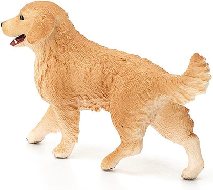 Schleich Farm World, Farm Animal Toys for Kids and Toddlers, Golden Retriever Toy Dog Figurine, Ages 3+