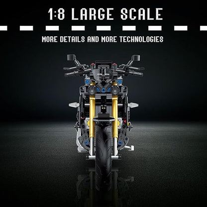 1:8 Motorcycle Building Set for Adults, Building Blocks for Adults, Collectible Toy for 14 15 16+ Years Old Boys, Teenage Boys Gifts on Birthday(579PCS)