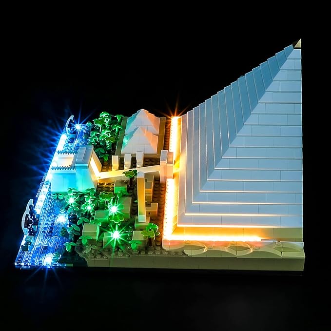 BRIKSMAX Led Lighting Kit for LEGO-21058 Great Pyramid of Giza - Compatible with Lego Architecture Building Blocks Model- Not Include The Lego Set