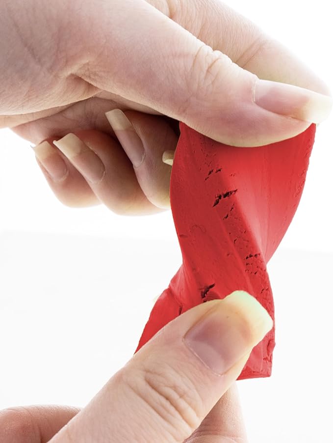 BAZIC Modeling Clay Red Color 1 LB, Light Dough Art Craft, Non Toxic Gift for Artist Kids Toddler Boys Girls, Bulk for Classroom, 24-Pack