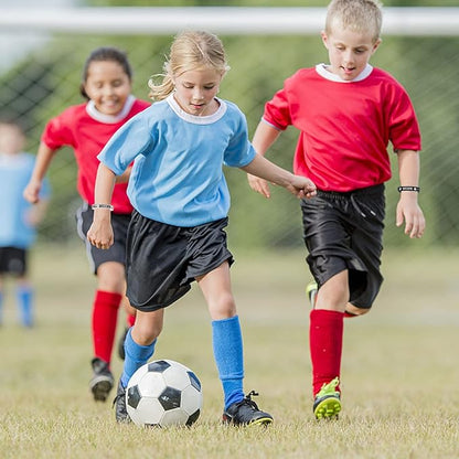 24 Packs Soccer Silicone Bracelets Party Supplies Soccer Motivational Rubber Wristbands for Sport Themed Football Themed Birthday Baby Shower Party Favors Award Gift