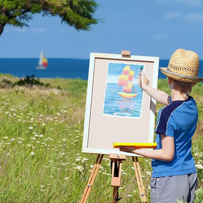 25 Sheets Watercolor Paper, 300 GSM Deckled Edge Paper 7.5 x 11.5 inch Rough/Textured Handmade Paper Cotton Paper for Watercolors, Wedding Invitations, Cards, Crafts