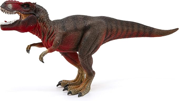 Schleich Dinosaurs Tyrannosaurus Rex - King of the Dinosaurs Tyrannosaurus Rex Toy with TRex Chomping Action Jaw, Dino World Action Figure for Boys and Girls, Gift Ready, Ages 4+
