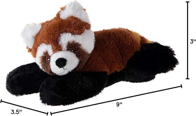 Wild Republic EcoKins Mini Red Panda Stuffed Animal 8 inch, Eco Friendly Gifts for Kids, Plush Toy, Handcrafted Using 7 Recycled Plastic Water Bottles (24789)