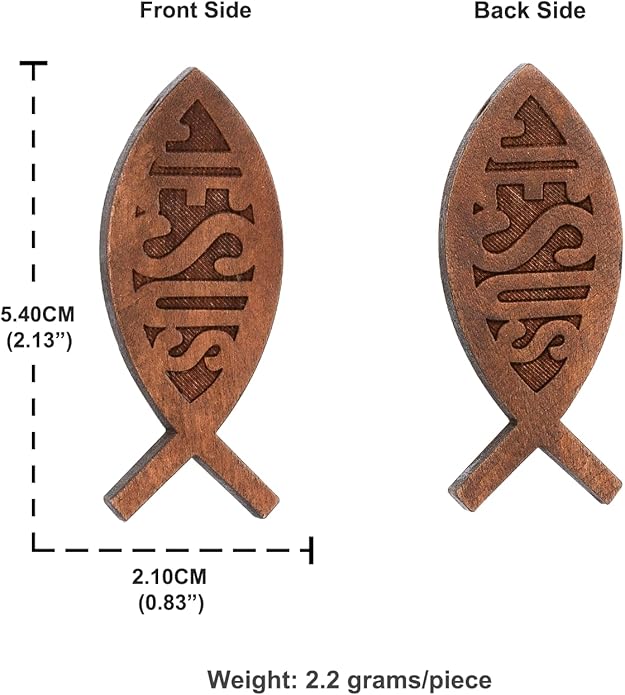 COTTVOTT Wooden Christian Jesus Cross/Orthodox Crucifix Charms Pendants for Rosary Necklace, DIY Jewelry Making Accessories Parts