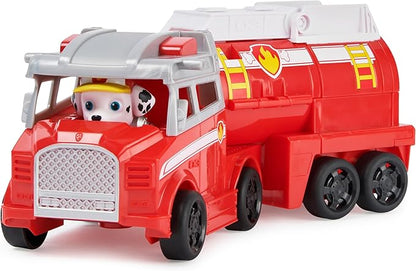 Paw Patrol, Big Truck Pup’s Marshall Transforming Toy Trucks with Collectible Action Figure, Kids Toys for Ages 3 and up