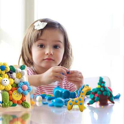 Polymer Clay Kit 50 Colors,Oven Bake Modeling Clay Kit,Creative Clay with 19 Clay Tools and 10 Kinds of Accessories,Non-Toxic,Safe Great Christmas Gift for Children Kids Adults Beginners