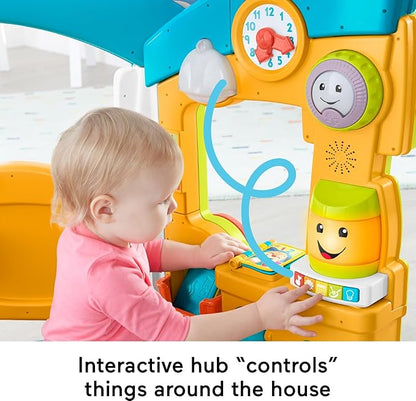 Fisher-Price Baby & Toddler Toy Laugh & Learn Smart Learning Home Playhouse with Lights Sounds & Activities for Infants Ages 6+ Months (Amazon Exclusive)