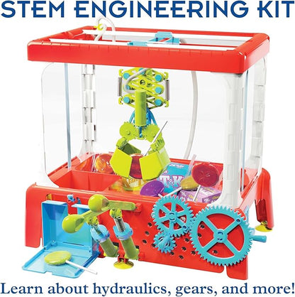 Thames & Kosmos Candy Claw Engineering STEM Experiment Maker Lab | Build Your Own Claw Machine | Learn Hydraulics & Engineering | Includes Lollipops | Toy of The Year Finalist | Difficulty: Advanced