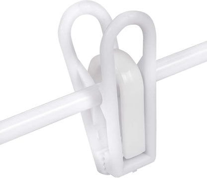 Honey Can Do Kids Clothes Hangers with Clips, HNG-09047 White, 7" x 0.25" x 11.75 inches, 18-Pack