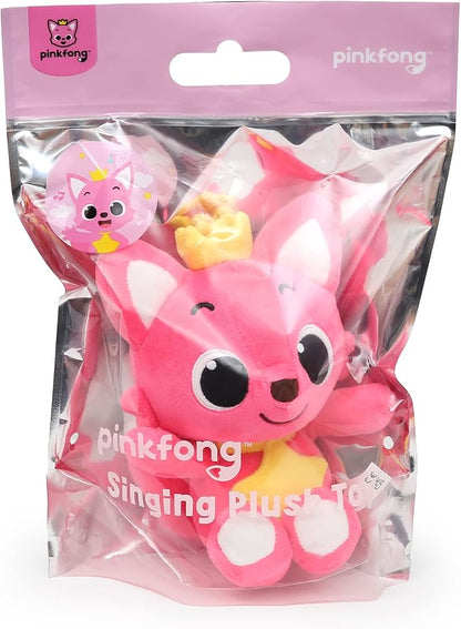 Pinkfong Singing Plush Toy - Interactive Musical Stuffed Animal, Sound Feature - Toddler, Infant