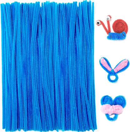 Praisebank Pipe Cleaners for Crafts (200pcs in Dark Blue), 12 inch Long Pipe Cleaners, Dark Blue Pipe Cleaners.…
